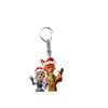 Zootopia 2 Judy e Nick Tema de Natal Acrílico Fofo Chaveiro de Mochila Pingente de Presente