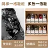 Zapatero de niveles ajustable para uso en el hogar o dormitorio, un estante de almacenamiento para zapatos y pantuflas, un zapatero engrosado de doble capa con bandeja para zapatos antideslizante