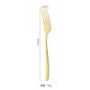 Juego de vajilla con cuchillo y tenedor estilo occidental de acero inoxidable con forma de estrella y diamante de Amazon, creativo y grueso, para carne, postre y tenedor.