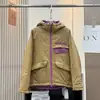 Chaqueta de Algodón Gruesa y Cálida con Capucha, Estilo Funcional para Exteriores, Unisex, Abrigo de Invierno Cortavientos 10707