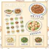 [Variedad de Comidas Reductoras de Grasa para una Semana] 324 Pegatinas de Recetas Caseras Controladas en Azúcar para Decoración de Dieta Razonable