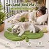 Colchonete para gato, tapete de dormir confortável, resistente a arranhões e fácil de limpar, almofada macia para gatos, adequado para sofá e chão de casa, tapete isolante para gatos e cães
