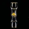 Copa de Vino Blanco Jinshan Hecha a Mano Pura 20ml Copa de Vino Blanco con Forma de Calabaza Copa de Cristal Diseño de Nicho Copa de Vino para Restaurante Club de Alta Gama