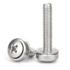 Tornillo de Corona de Acero Inoxidable 304 con Cruz y Junta de PVC Tornillo de Corona M5/M6 Tornillo para Gabinete al por Mayor