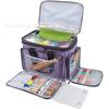 Bolsa de Almacenamiento de Hilo de Gran Capacidad Personalizada Fábrica de Origen Certificada BSCI Bolsa de Almacenamiento de Tela Oxford Bolsa de Almacenamiento de Hilo Morada