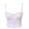 Lu Qiuguo Roupa de Performance Alça Coletada Roupa Externa Feminina Contas de Unha Diamante Brilhante Sem Alças Estrutura de Espinha de Peixe Modeladora Roupa Externa Corset DB1311
