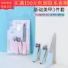 C0171 Lamera acero inoxidable cortaúñas de manicura lima de uñas kit de uñas 3 piezas artículos de uso diario al por mayor