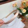 Luz de luxo estilo coreano estilo francês elegante creme de alta qualidade cetim de cetim aro de cabelo fino simples diário de saída de rosto headband