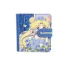 Mariposa Niña Hermosa M5 Planificador Cuero de Alta Calidad Libro de Tarjetas Pintado Cuaderno de Niña Hermosa Cuaderno Vintage Nostálgico