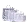 Bolsas de Sacola de Plástico PVC em Estoque para Doces de Casamento, Flores e Sacolas de Presente, Sacolas Transparentes para Embalagem de Presente com Logo Personalizável