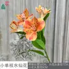 Galho Único Grande, Narciso de 2 Galhos, Ipomeia, Flor Artificial para Decoração de Fundo Externa, Ornamento de Chão para Interior Flor Artificial
