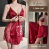 Conjunto Personalizado de Lingerie Sexy Feminina com Renda e Meia-calça Sexy, Camisola Sexy Transparente, Pura Sedução, Pijama Sexy para Casa
