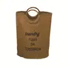 Cesta de almacenamiento de ropa sucia para el hogar transfronteriza, ampliada y engrosada, a prueba de humedad y moho, cesto de ropa sucia plegable y portátil