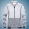 Ropa de verano ligera de protección solar de seda helada para hombre, ligera, con protección UV, cuello para exteriores, informal, de secado rápido, para pesca.
