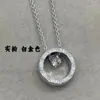Exquisito Collar Nuevo V Gold con Tachuelas de Diamantes Coco para Mujer, Cadena para Clavícula Estilo Celebridad de Internet, Diseño de Alta Gama, Venta Directa del Fabricante