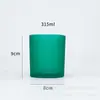 Copos Porta-Velas de Vidro, Copos para Velas Aromáticas, Atacado Personalizado Transfronteiriço Resistente a Altas Temperaturas Espessado Colorido Recipiente Aromático com Logo