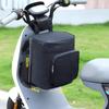 Bolsa colgante para casco de coche eléctrico, bolsa colgante de almacenamiento de bolsillo frontal impermeable para coche con batería grande, bolsa para bloquear la lluvia, artefacto