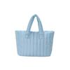 Bolso de algodón 2023, nuevo estilo, elegante bolso de mano para mujer, moderno, de gran capacidad, suave, a rayas.