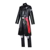 Traje Cosplay Delta Force Réplica de Jogo Conjunto de Roupa de Couro Cosplay Warden Gerhorst Máscara Jaqueta