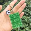 Colgante llavero campo de béisbol, campo de fútbol americano, fútbol, baloncesto, regalos deportivos, suministro transfronterizo de Amazon
