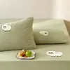 Fundas de almohada 100S de algodón cepillado completo, juego de dos, 48cmx74cm, fundas de almohada de algodón puro para adultos, funda para una almohada individual