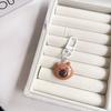 Llavero de Capibara Naranja Amor Lindo Llavero de Capibala Lindo Divertido Regalo para Novia Colgante para Bolso