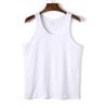 Colete de Verão Masculino Algodão Puro Slim Esportivo Barreiras Base Algodão Regata de Moletom Masculino Atacado Sem Mangas Bonito