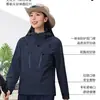 Roupas de Montanhismo para Exterior para Mulheres, Jaqueta Impermeável com Capuz Nova de Primavera, Jaqueta de Malha de Camada Única para Homens, Vestuário de Trabalho Corporativo da Loja 4S