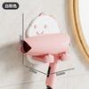 Soporte para secador de pelo para baño, soporte de pared para secador de pelo, colgador sin perforaciones, soporte para secador