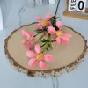 Flores Artificiales con 4 Cabezas y Cinco Pétalos, Esquejes de Flores, Decoración para Bodas y Hogar, Accesorios para Fotos, Accesorios y Mobiliario para Decoración de Sala de Estar