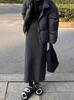 Outono e Inverno Cinza Cintura Alta Metade - comprimento Saia Feminina Super All-match Malha Hip Saia Estilo Coreano Slim A-Line One-step Saia plus size