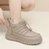 Zapatos de Algodón Nuevos de Invierno para Mujer Dropshipping Zapatos Transfronterizos Botas de Algodón Engrosadas Resistentes al Frío para Mujer Zapatos de Madre Slip-On