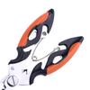 HENG JIA Hengjia nuevo acero inoxidable alicates para peces Luya boca curva alicates para peces eléctricos corte línea de pesca fuerte caballo corte