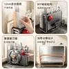 Soporte para Cuchillos Estante de Almacenamiento para Utensilios de Cocina Hogareño Nuevo Montado en Pared Multifuncional Magnético para Tapas de Ollas Tabla de Cortar Cuchillos Palillos Jaula Estante de Almacenamiento Integrado