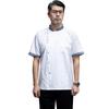Roupas de Chef Respirável Manga Curta Masculino e Feminino Verão Jantar Hotel Restaurante Restaurante Churrasco Cozinha Cantina Cozinha Roupas de Trabalho
