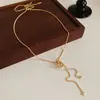 Colar com Pingente Círculo de Zircônia Minimalista, Corrente para Clavícula de Luxo Leve de Nicho de Alta Qualidade, Joia Fashion e Versátil para Mulheres