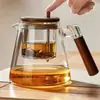 Tetera de Separación de Té y Agua con Un Solo Toque para Uso Doméstico, Nuevo Modelo 2026 con Recipiente Interior de Vidrio, Elegante Taza de Té, Tetera de Gran Capacidad