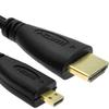 Cable Micro HDMI a HDMI Cable HD conexión Computadora TV teléfono móvil Cable HDMI Versión 1.4 cabeza grande y pequeña