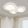 Luz Principal para Sala de Estar y Dormitorio Modelo Nuevo 2026 Moderna Simple Elegante Forma de Guijarro Iluminación Zhongshan Luz de Techo Minimalista para Toda la Casa