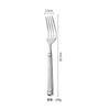 Juego de Cuchillo para Bistec, Tenedor y Cuchara Retro Francés Acero Inoxidable 304 Vajilla Occidental Restaurante Hotel Columna Romana Tenedor y Cuchara para Postre