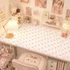 Alfombrilla de escritorio de dibujos animados, diseño lindo, adecuada para niños, niñas y estudiantes, una almohadilla de escritorio especial para escribir, impermeable y fácil de limpiar, protege la superficie del escritorio