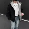 Jaqueta de alta qualidade da moda para primavera e outono, estilo americano de alta qualidade, moletom com capuz estilo American high-street, unissex