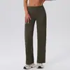Pantalones de Pilates y yoga europeos y americanos transfronterizos, leggings de fitness sin costuras, de cintura alta, pierna recta, pantalones deportivos, adecuados para usar al aire libre, pantalones de correr para mujer