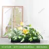 Combinación de paisajismo con plantas verdes artificiales, jardineras, maceteros, decoraciones de flores artificiales, decoración de paisaje con plantas artificiales para escaparates de centros comerciales, interior y exterior
