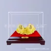 Longevidad y Longevidad Arena Terciopelo Dorado Artesanías Durazno de Longevidad Regalos de Cumpleaños para Abuelos y Personas Mayores Regalos de Cumpleaños