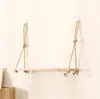 Área de Arte Ecológica para Jardim de Infância Rack de Armazenamento de Trabalhos Manuais Rack de Armazenamento em Camadas Suspenso Placa de Parede para Armazenamento em Madeira Maciça