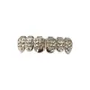 Europeu e Americano Mais Vendidos Hip-Hop Cobre Galvanizado 46 Diamantes Folheado a Ouro 18K Hip-Hop Grills Dentários Moda Atravessando Fronteiras Atacado