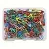 150 Piezas de Caja Plana Portátil de Alfileres de Seguridad Pequeños Multicolor de 19 mm de Largo para el Hogar Decorativos Fijos Pequeños Alfileres de Seguridad