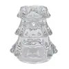 Candelabro de Cristal Retro Europeo Decoración de Mesa de Comedor Adornos Props para Fotos de Instagram Árbol de Navidad Vela Aromática Portavelas Pequeño