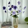 Decoración de Sala de Estar con Flores Artificiales Como Phalaenopsis y Peonías, Peonías de Seda y Plástico para Muebles de TV y Mesas de Comedor, Venta al por Mayor de Fabricantes
